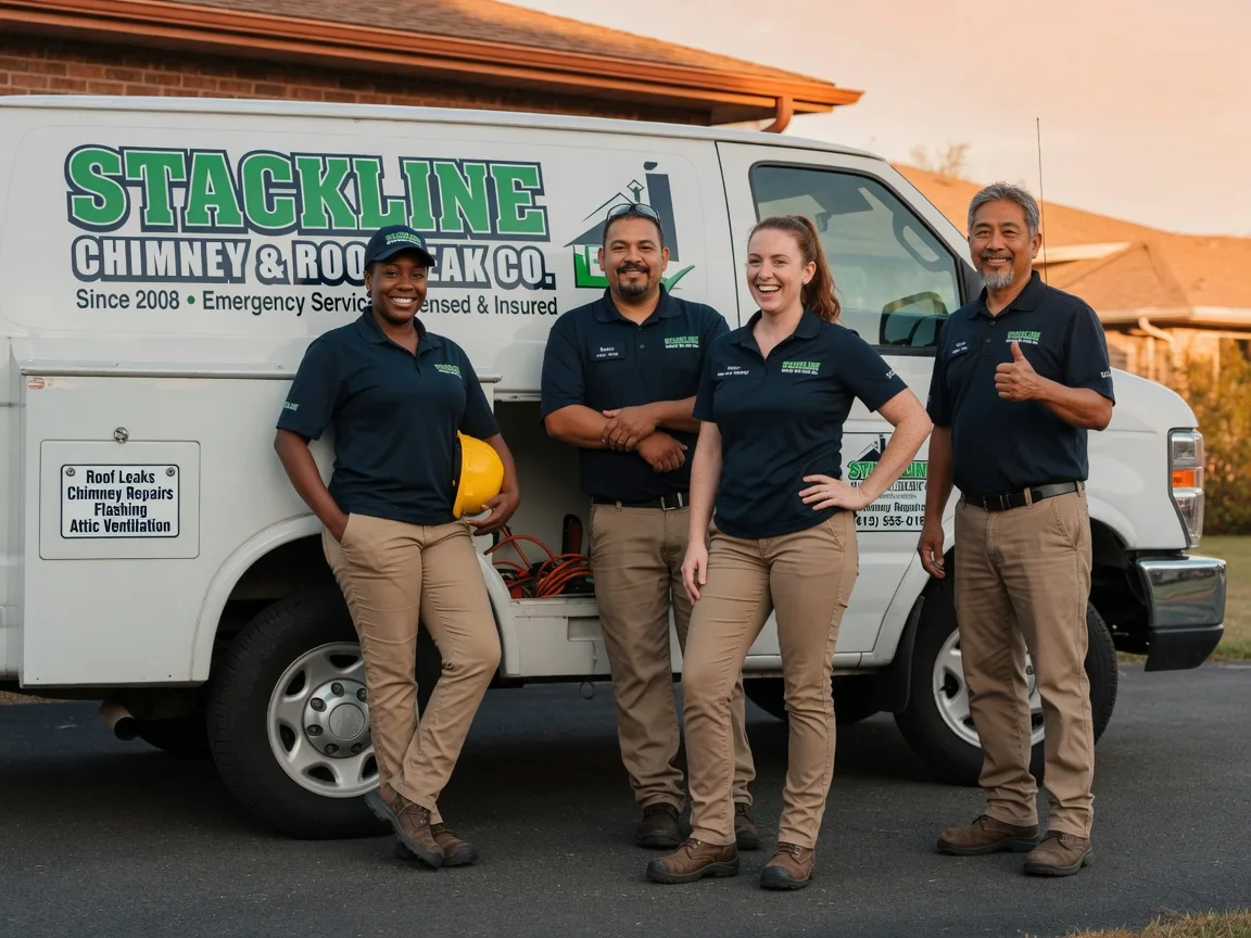 Chimney flashing repair company in Pledger, TX